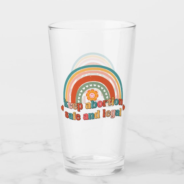 Copo De Pint Manter O Aborto Seguro E Legal (Frente)