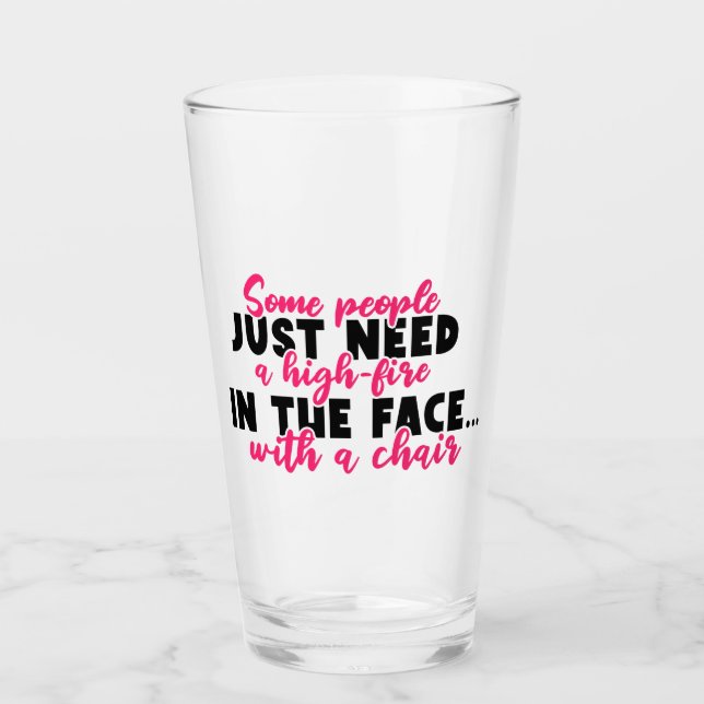 Copo De Pint Manter ou design o seu próprio vidro:-) (Frente)