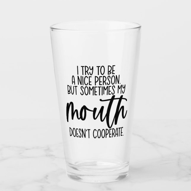 Copo De Pint Manter ou design o seu próprio vidro:-) (Frente)