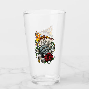 Copo De Pint Mão Dos Cartões