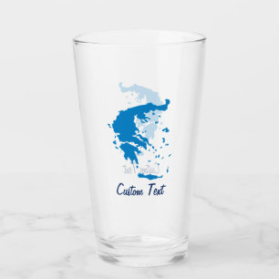 Copo De Pint Mapa da Grécia