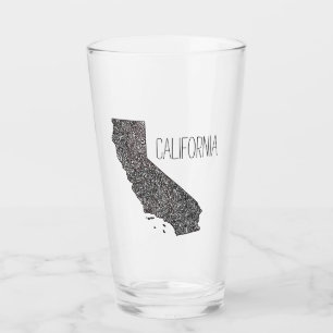 Copo De Pint Mapa de Califórnia