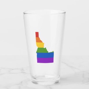 Copo De Pint Mapa de Gay dos EUA Estado de Idaho