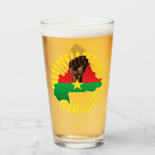Copo De Pint Mapa do Burkina Faso, Bandeira e Resistência à Rev