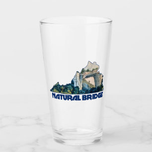 Copo De Pint Mapa do Estado da Ponte Natural Virgínia