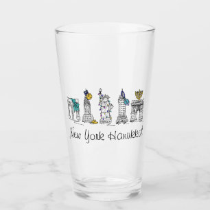 Copo De Pint Marcas do Feriado de Nova Iorque NYC Hanukkah