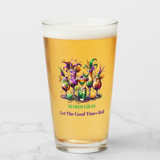 Copo De Pint Mardi Gras Beer (Frente (Preenchido))