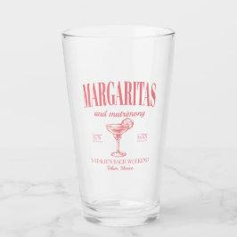 Copo De Pint Margaritas E Matrimony Personalizaram Bachelorette