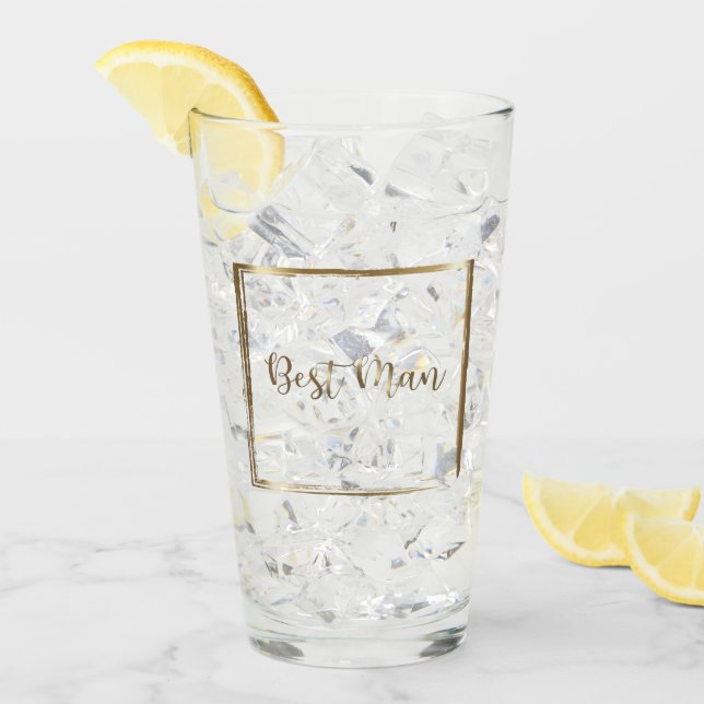 Copo De Pint Marinho de Aquarela e Esmagador (Gelo frontal)