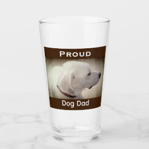 Copo De Pint Marrom escuro Pai de cães orgulhoso
