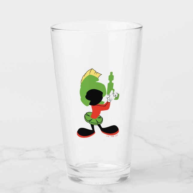 Copo De Pint MARVIN, A Silhueta MARTIAN™, com Raygun (Frente)