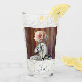 Copo De Pint Máscara de Peony Rosa Intrigue Floral