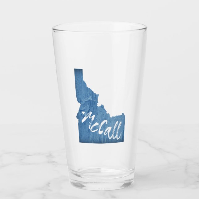 Copo De Pint McCall Idaho Wood Grain (Frente)
