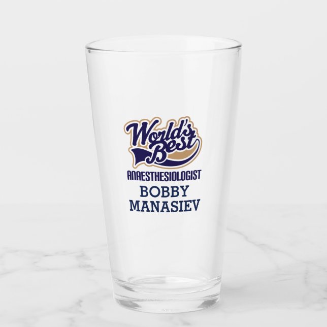 Copo De Pint Melhor Anestesista do Mundo (Frente)