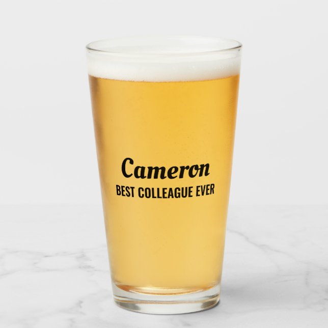 Copo De Pint Melhor Colega (Frente (Preenchido))