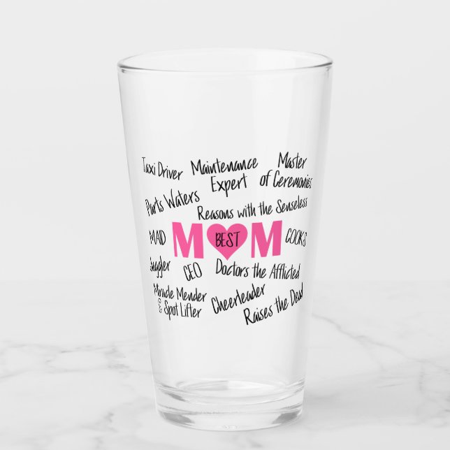 Copo De Pint "Melhor Mãe" (Frente)