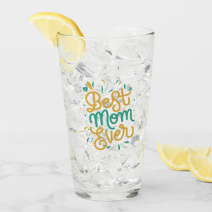 Copo De Pint melhor mãe de vidro.