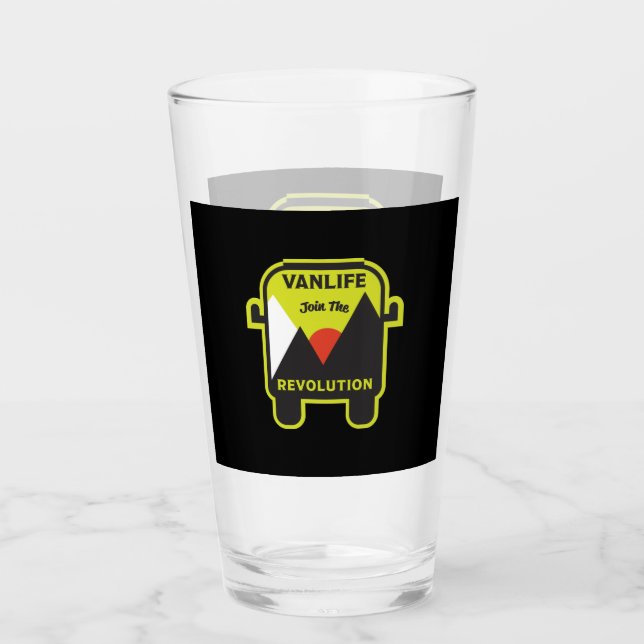 Copo De Pint Melhor nômade da vida na van (Frente)