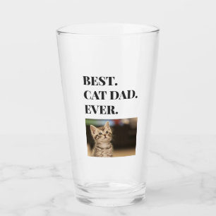 Copo De Pint Melhor Pai De Gato De Cerveja Fotográfica