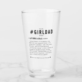 Copo De Pint Melhor Pai De Rapariga | Ponto #Girldad Personaliz
