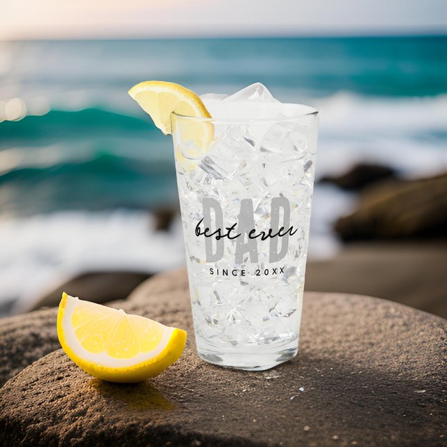 Copo De Pint Melhor Pai Desde 20XX O Disquete Simples Moderno (Criador carregado)