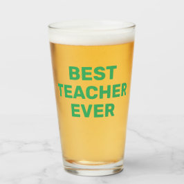 Copo De Pint Melhor Professora Alguma Vez De Cerveja De Vidro