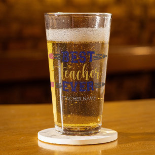 Copo De Pint Melhor Professora Personalizada De Todos Os tempos
