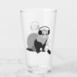 Copo De Pint Melómano engraçado da doninha