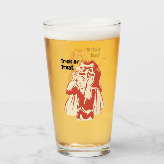 Copo De Pint Menina do Gole ou Tola (Frente (Preenchido))
