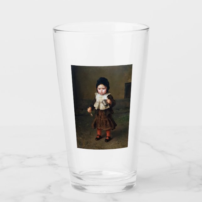 Copo De Pint Menina Vazia de Taça (Ludwig Knaus) (Frente)