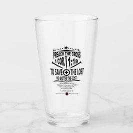 Copo De Pint Mensagem cruzada