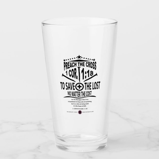 Copo De Pint Mensagem cruzada (Frente)