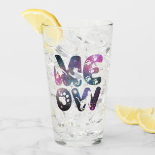 Copo De Pint Meow - Silhuettes de Gato e Design de Impressões d