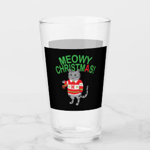 Copo De Pint Meowy Cat Natal