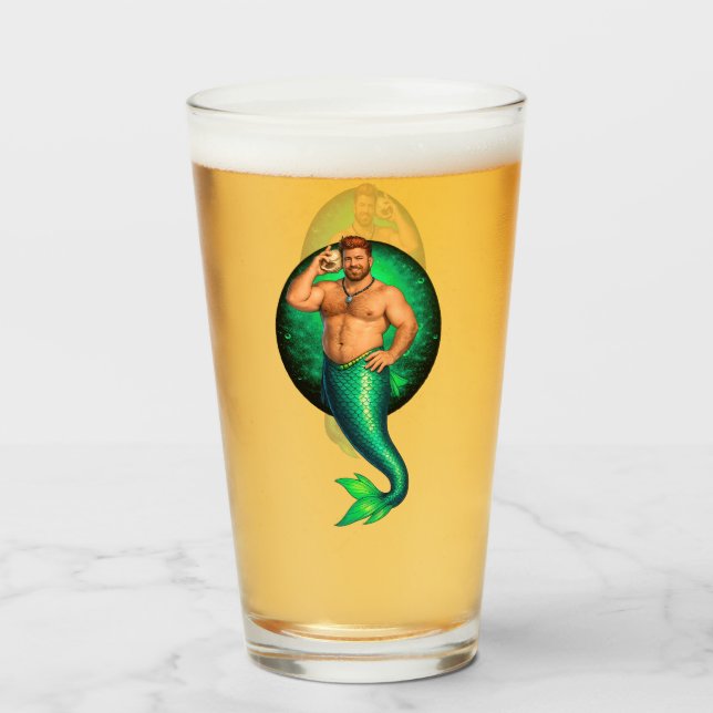 Copo De Pint Merbear Lagoon - Tadhg Ó Farraige (Frente (Preenchido))