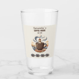 Copo De Pint Mercadorias Personalizadas de Café Costeiro Vintag