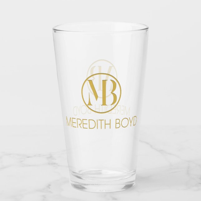 Copo De Pint Meredith GLASS para escovas (Frente)