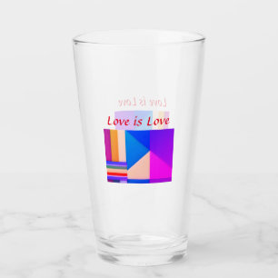 Copo De Pint Mês do orgulho gay LGBTQ amor colorido adicionar n