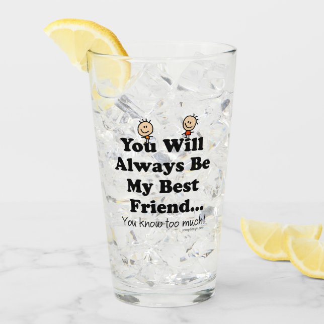 Copo De Pint Meu melhor amigo (Gelo frontal)