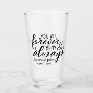Copo De Pint Meu Para Sempre Casamento Personalizável