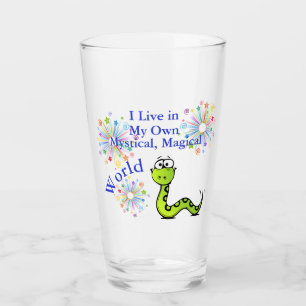 Copo De Pint Meu Vidro Cobra Verde Místico Mundial Místico