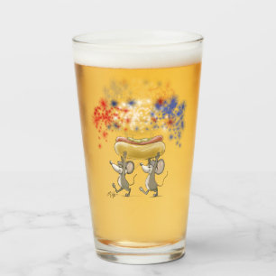 Copo De Pint Mic e Mac, 4 de julho da noite, taça de picnic