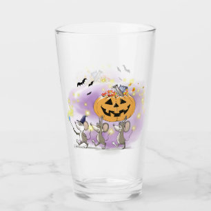 Copo De Pint Mic, Mac & Moe's Happy Halloween Glass Cup