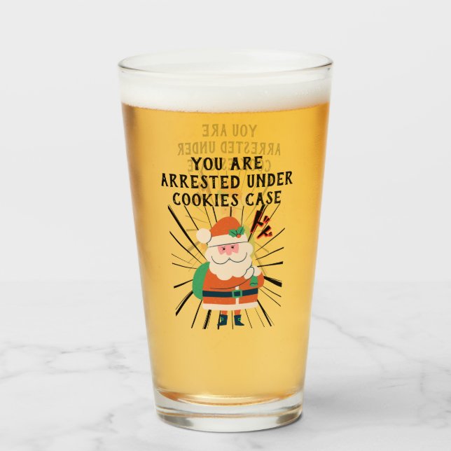 Copo De Pint Mikitiez cookies santaclaus natal (Frente (Preenchido))