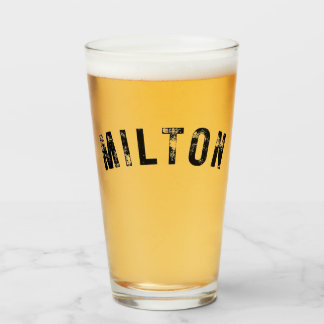 Copo De Pint Milton MÃE Rustic Impressão Tumbler Glass