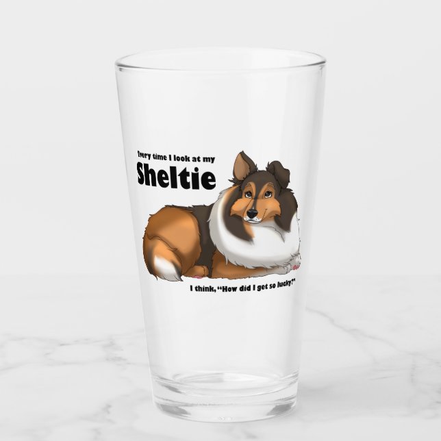 Copo De Pint Minha Sheltie (Frente)