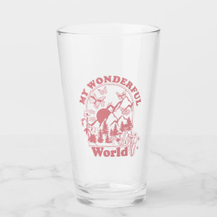Copo De Pint Minhas Maravilhosas Flores Retro do Mundo