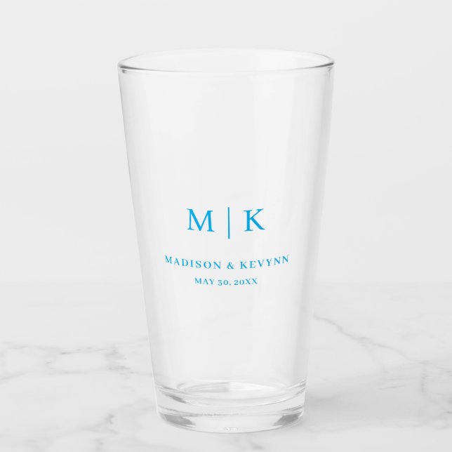 Copo De Pint Minimalista e Chic  | Casamento  (Frente)