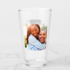 Copo De Pint Modelo de Vidro de Cerveja Arredondada Dupla