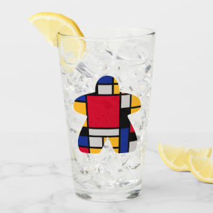 Copo De Pint Modern Art Meeple Tumbler